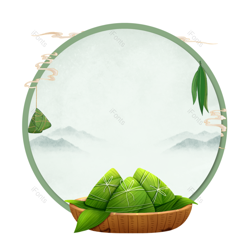 边框图片,端午元素,装饰元素PNG,边框元素免抠素材